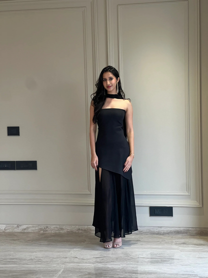 Noir Halo Gown