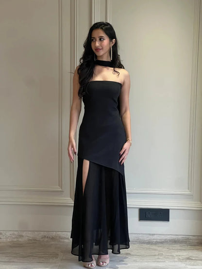Noir Halo Gown